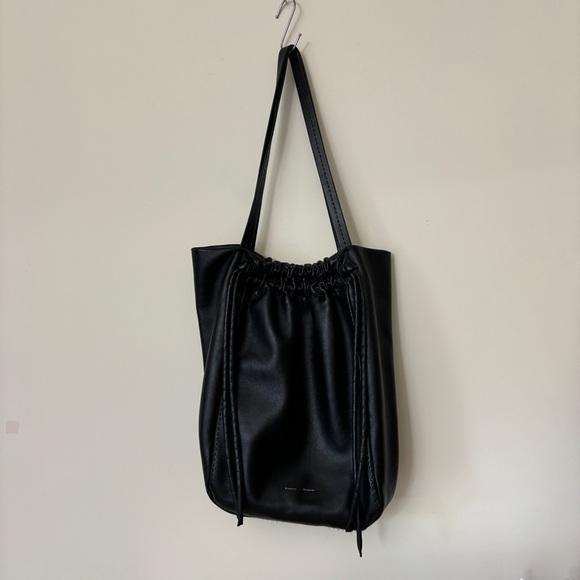PROENZA SCHOULER calf leather drawstring tote bag with inner pouch - Picture 7 of 16